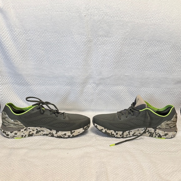 Under Armour Gray and Neon Green Sneakers - Picture 5 of 8